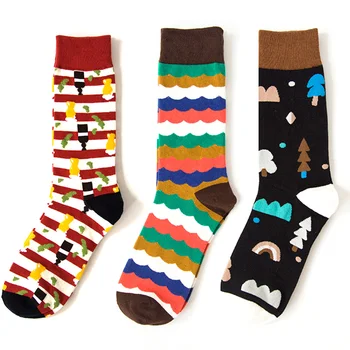 LNRRABC Multicolor Striped Socks Male Dot Cotton Print Art Jacquard Long Casual Business Socks Men Clothing Accessories
LNRRABC Multicolor Striped Socks Male Dot Cotton Print Art Jacquard Long Casual Business Socks Men Clothing Accessories