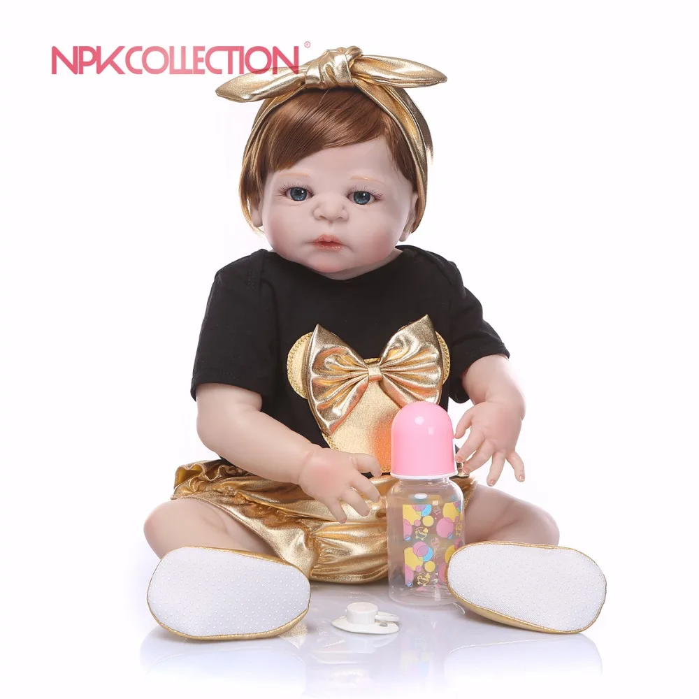 55cm Full Silicone Body Reborn Baby Doll Toy For Girls 22inch Newborn Bebe Alive Baby Toy Xmas Gifts Birthday Present Bathe Toy
55cm Full Silicone Body Reborn Baby Doll Toy For Girls 22inch Newborn Bebe Alive Baby Toy Xmas Gifts Birthday Present Bathe Toy