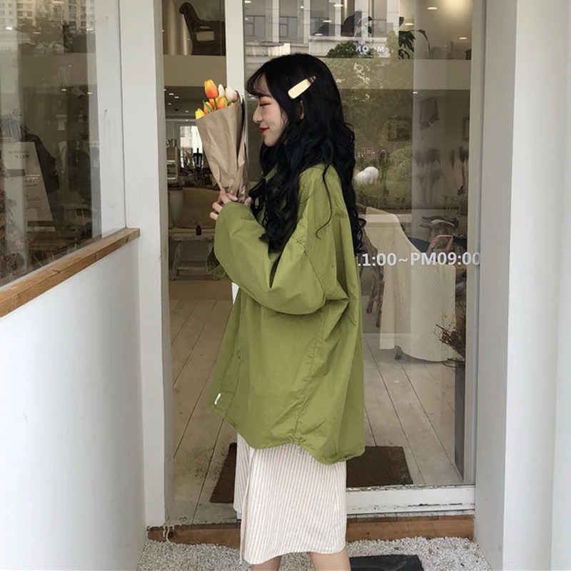 Spring Loose Top Long Sleeve Shirt Women Blouse Pocket Cool Girl Chemise Femme Chemisier Blusa Mujer Camisa Street
Spring Loose Top Long Sleeve Shirt Women Blouse Pocket Cool Girl Chemise Femme Chemisier Blusa Mujer Camisa Street