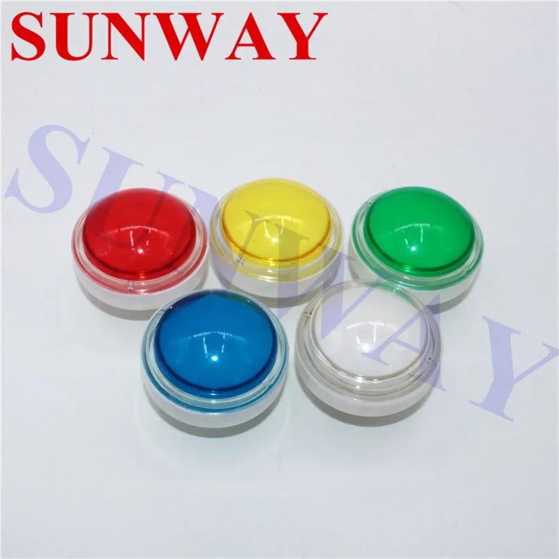 5PCS/Lot transparent Round type 60mm lighted button Illuminated round Push Button with microswitch for arcade game machine
5PCS/Lot transparent Round type 60mm lighted button Illuminated round Push Button with microswitch for arcade game machine
