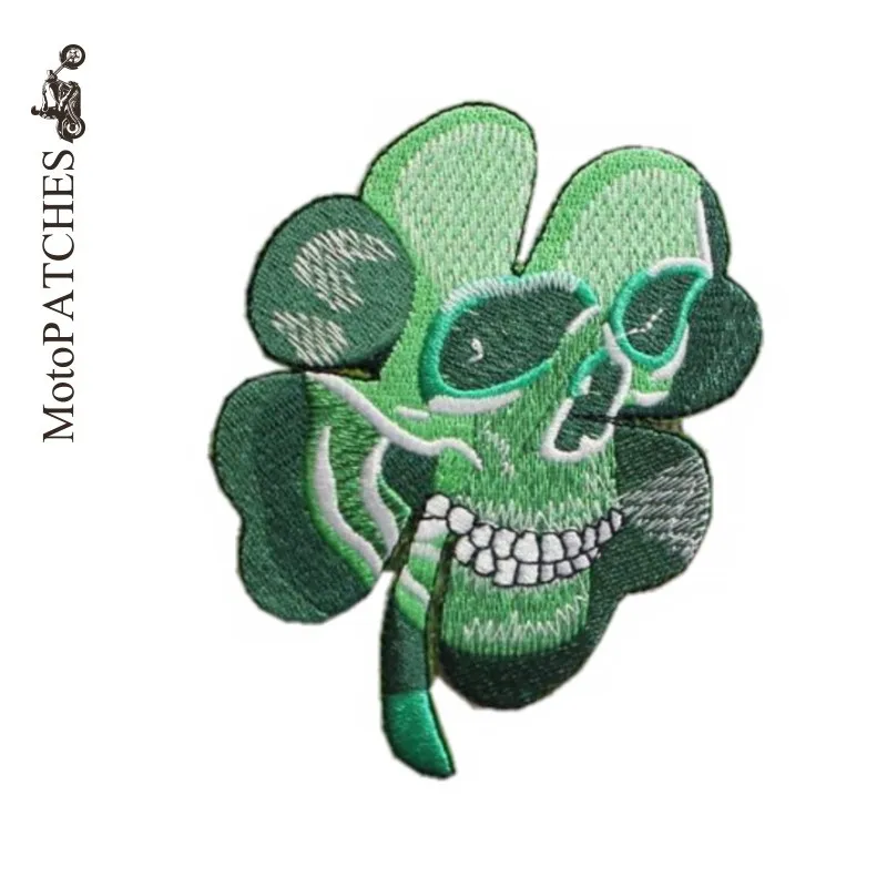 MotoPATCHES Clover Human Skeleton Motorcycle Biker Patches For Clothes DIY Accessory Embroidered Iron On Patches
MotoPATCHES Clover Human Skeleton Motorcycle Biker Patches For Clothes DIY Accessory Embroidered Iron On Patches