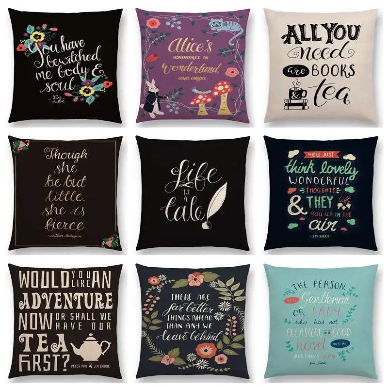 Hot Sale Decorative Letters Warm Words Flowers Good Time Tea Reading Books Rose Life Meaning Saying Cushion Sofa Throw Pillow
Hot Sale Decorative Letters Warm Words Flowers Good Time Tea Reading Books Rose Life Meaning Saying Cushion Sofa Throw Pillow