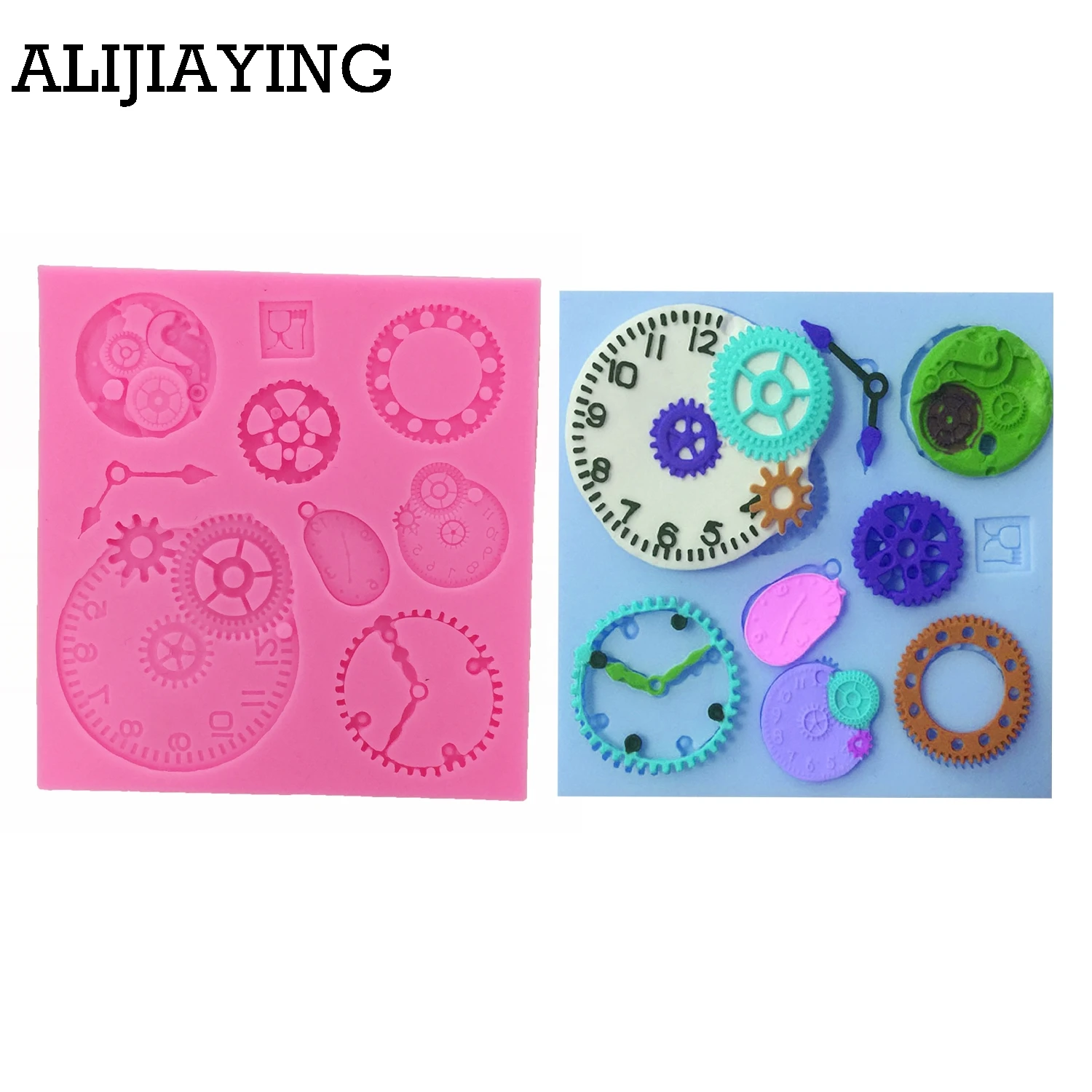 M0915 Clock/Watch Shape Silicone Cake Mold For Cakes Decoration tools Fondant Sugar Craft Tools Kitchen accessories
M0915 Clock/Watch Shape Silicone Cake Mold For Cakes Decoration tools Fondant Sugar Craft Tools Kitchen accessories