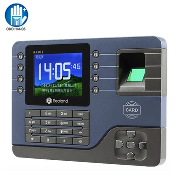 

3.2inch TCP/IP/USB Biometric Fingerprint Reader Time Clock Recorder Finger Attendance Employee Machine Realand EM card A-C091