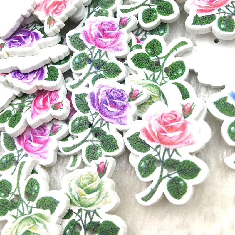 New 100 pcs Cartoon Mixed 2 Holes Flowers Wood Sewing Buttons Scrapbooking WB376
New 100 pcs Cartoon Mixed 2 Holes Flowers Wood Sewing Buttons Scrapbooking WB376