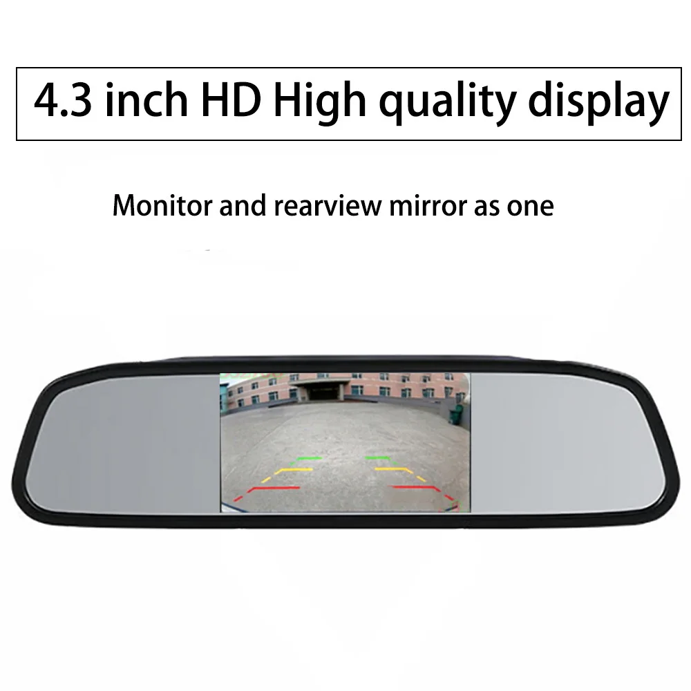 Liandlee 3 in1 Wireless Receiver + Mirror Monitor DIY Backup Parking System For Audi A3 8P 2004~2012 Special Rear View Camera (16)