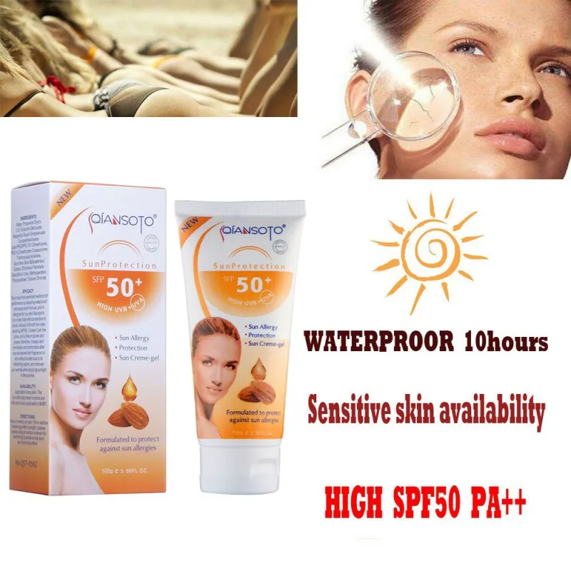 SPF 50 + Moisturizing Sunblock Protective Cream Skin Care Sunscreen Face Cream Prevents Skin Damage Pigmentation 2018
SPF 50 + Moisturizing Sunblock Protective Cream Skin Care Sunscreen Face Cream Prevents Skin Damage Pigmentation 2018
