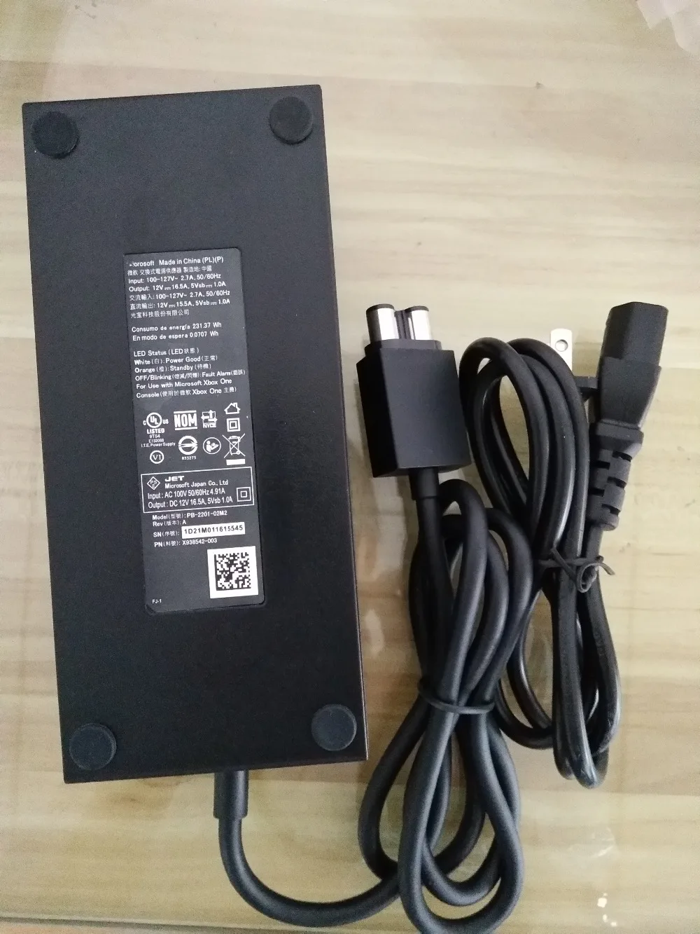 100-127v 200-240V Original power adapter for xboxone xbox one Power supply with EU /US Cable
100-127v 200-240V Original power adapter for xboxone xbox one Power supply with EU /US Cable
