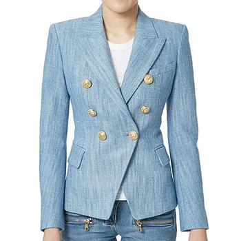 The explosion of high-quality goods stock tip jacket metal buckle head double breasted suit
The explosion of high-quality goods stock tip jacket metal buckle head double breasted suit