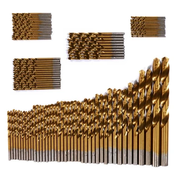 99pcs/Set Twist Drill Bit Set Saw Set HSS High Steel Titanium Coated Drill Woodworking Wood Tool 1.5-10mm For Metal
99pcs/Set Twist Drill Bit Set Saw Set HSS High Steel Titanium Coated Drill Woodworking Wood Tool 1.5-10mm For Metal