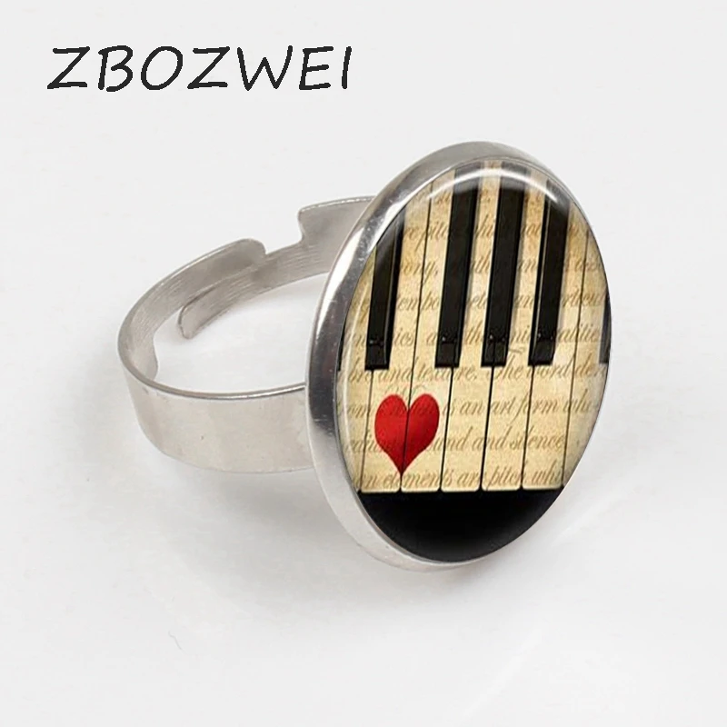 ZBOZWEI 2018 Piano Heart Ring, Piano Jewelry Music Teacher Gift, Music Gift, Piano Gift Custom gift Private custom 
ZBOZWEI 2018 Piano Heart Ring, Piano Jewelry Music Teacher Gift, Music Gift, Piano Gift Custom gift Private custom