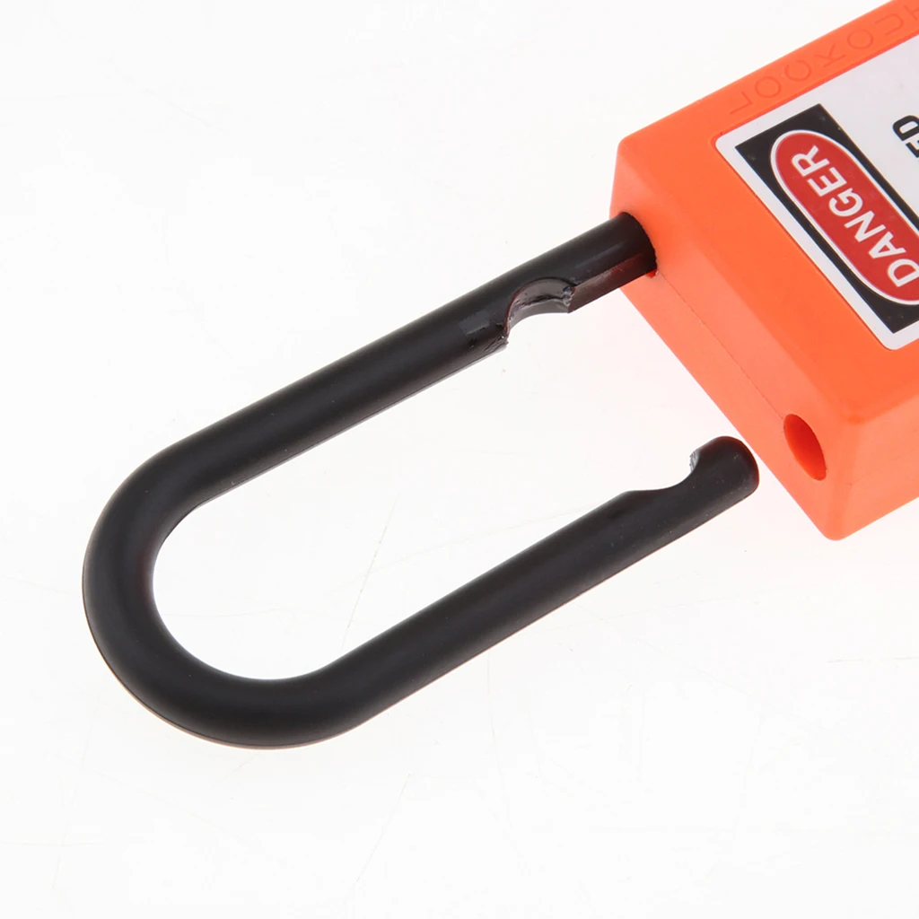 PVC and Stainless Steel Safety Lockout Padlock for Auto Car Boat Marine Accessory with Label Can write and Erase PVC and Stainless Steel Safety Lockout Padlock for Auto Car Boat Marine Accessory with Label Can write and Erase