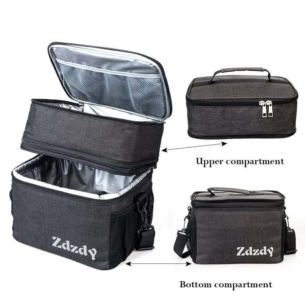 Insulated Lunch Box Kit Adult Lunch Bag for Men Women Reusable Large Capacity Cooler Tote Bag with Adjust Shoulder Strap
Insulated Lunch Box Kit Adult Lunch Bag for Men Women Reusable Large Capacity Cooler Tote Bag with Adjust Shoulder Strap