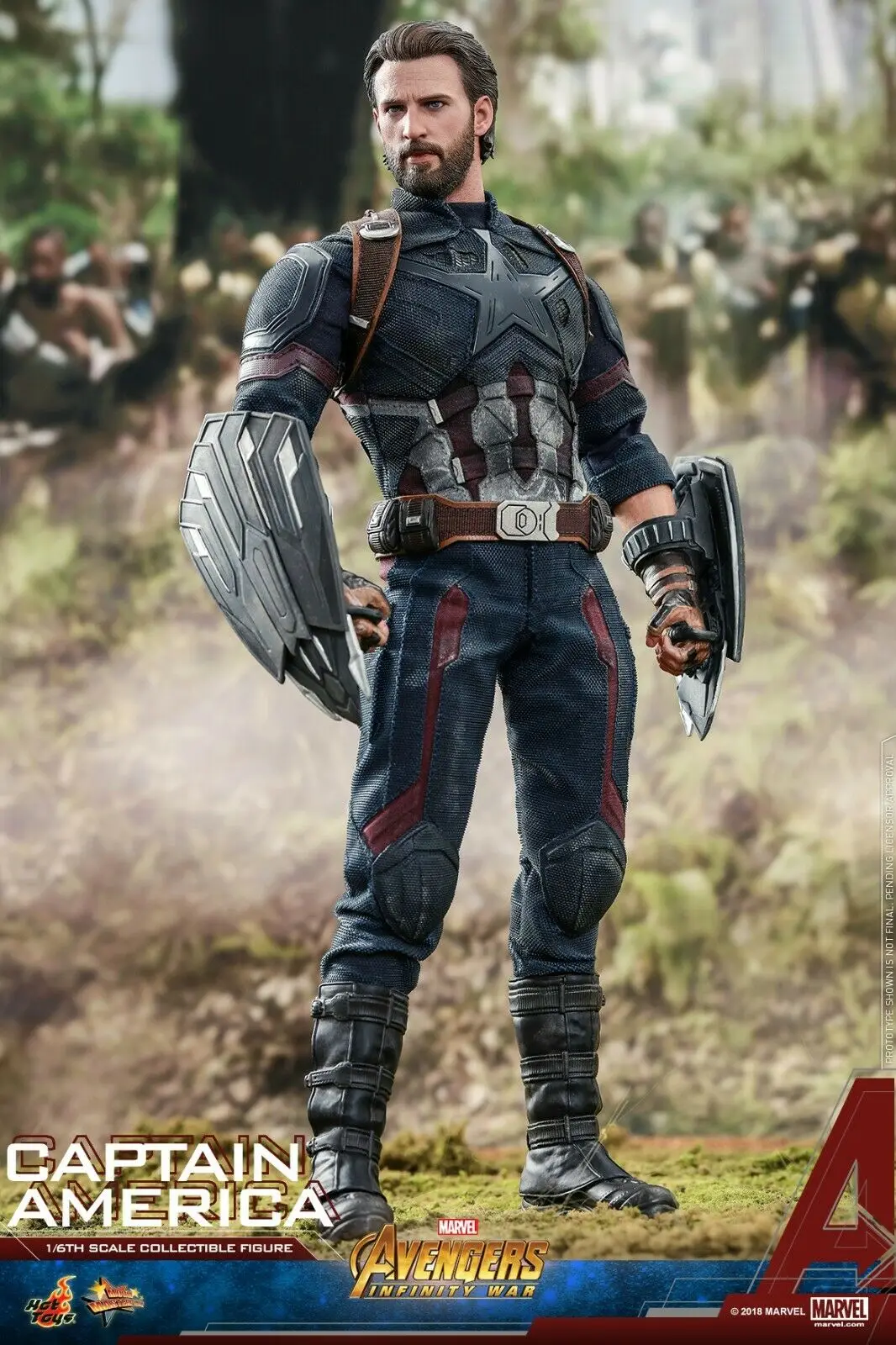 HOT TOYS MMS480 Avengers 3: Infinity War Captain America Chris Evans 1/6 Figure
HOT TOYS MMS480 Avengers 3: Infinity War Captain America Chris Evans 1/6 Figure