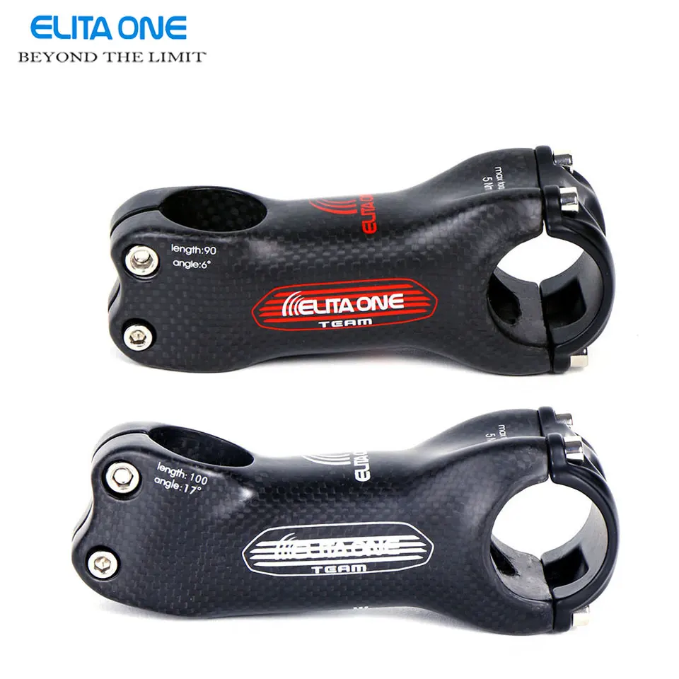 Special new ELITAONE UD matte Full Carbon Fiber Bicycle Stem Road/MTB Carbon Stem Bicycle Parts Angle 6/17 Degree 80-130mm
Special new ELITAONE UD matte Full Carbon Fiber Bicycle Stem Road/MTB Carbon Stem Bicycle Parts Angle 6/17 Degree 80-130mm