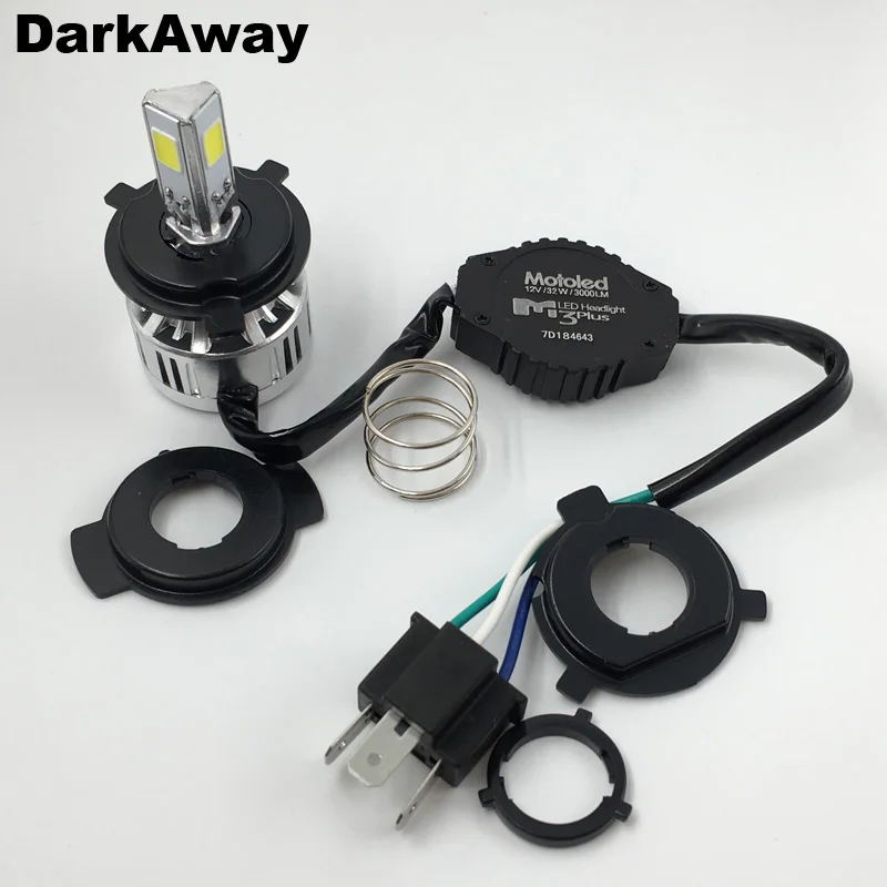 H4 LED Motorcycle Headlight Conversion Kit Headlamp Dual Beam 3200LM 32W COB LED Bulb Lamp Fit Harley Kawasaki Suzuki Motorbike
H4 LED Motorcycle Headlight Conversion Kit Headlamp Dual Beam 3200LM 32W COB LED Bulb Lamp Fit Harley Kawasaki Suzuki Motorbike