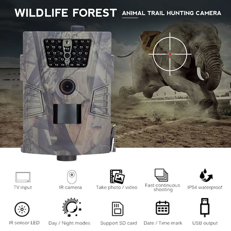 Hunting Camera Night Vision IR Hunting Camera Trail Camera Multifunctional 3.0MP 1080p HD Take Photo Animal Infrared
Hunting Camera Night Vision IR Hunting Camera Trail Camera Multifunctional 3.0MP 1080p HD Take Photo Animal Infrared