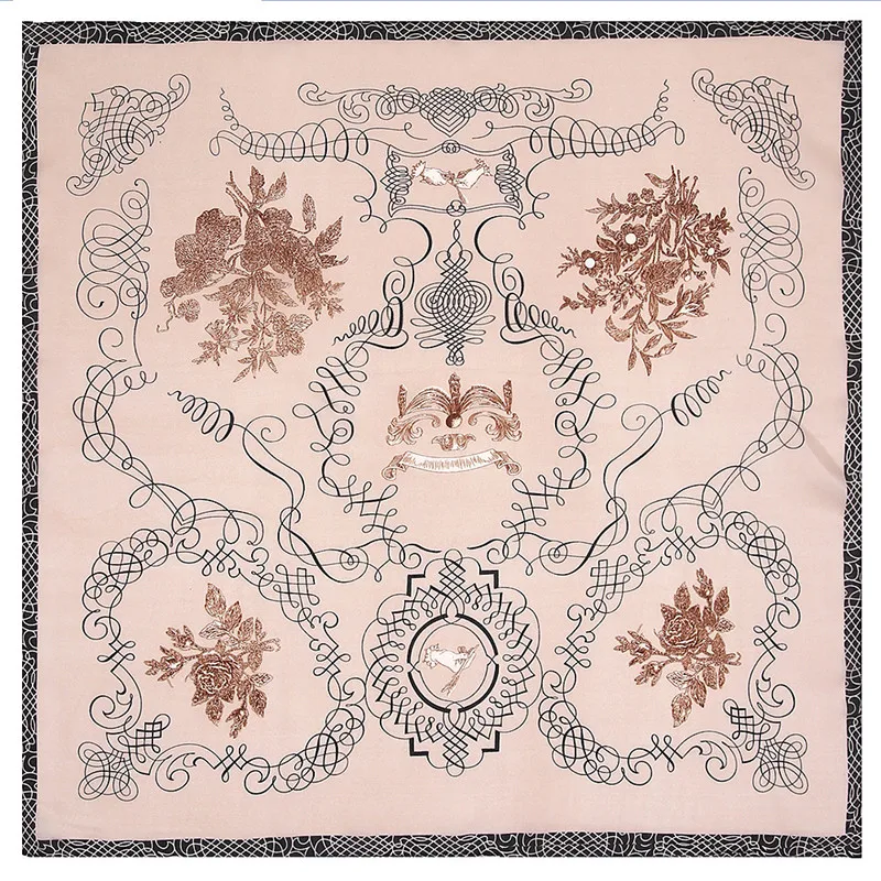POBING 100% Silk Scarf Woman Spain Fashion Print Square Scarves Luxury Bandanas Small Hijab Foulards Lady Tie Headband 53x53CM
POBING 100% Silk Scarf Woman Spain Fashion Print Square Scarves Luxury Bandanas Small Hijab Foulards Lady Tie Headband 53x53CM