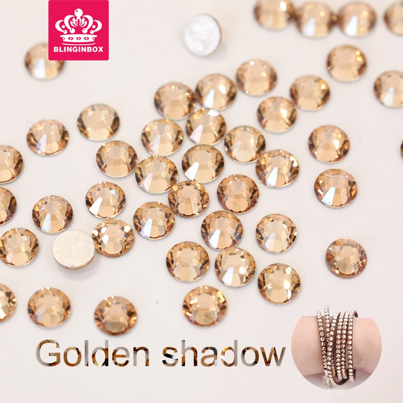 2018 New arrival Golden Shadow Non hot fix Nail Rhinestones Crystal gold champange Loose Strass for Nails Decorations E7018
2018 New arrival Golden Shadow Non hot fix Nail Rhinestones Crystal gold champange Loose Strass for Nails Decorations E7018