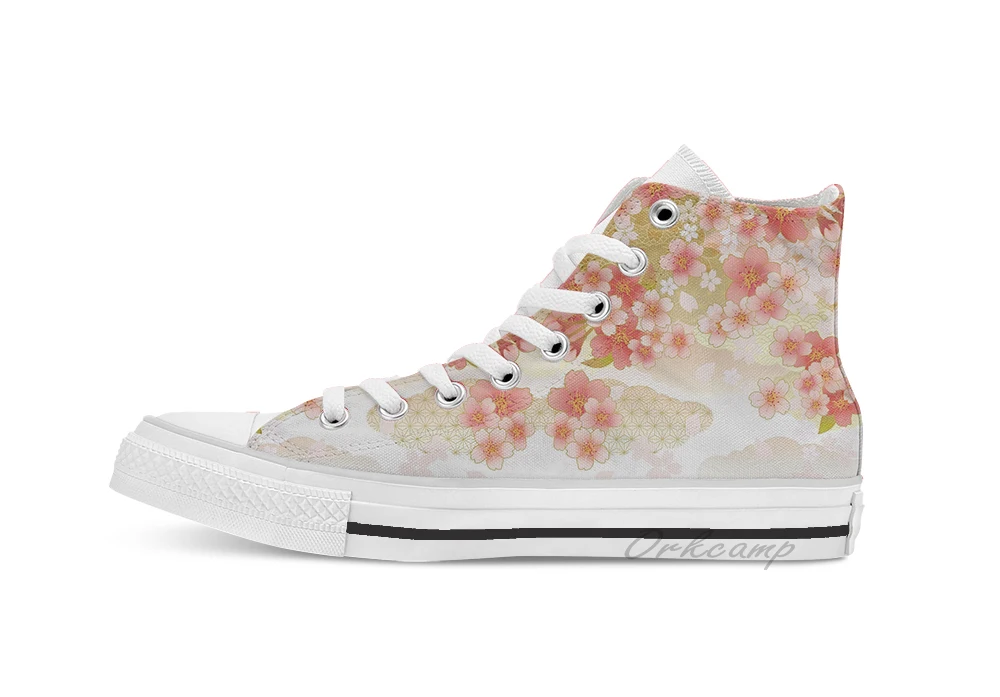 Beautiful cherry blossoms of High Top Canvas flat Casual Custom Design shoes Drop Shipping
Beautiful cherry blossoms of High Top Canvas flat Casual Custom Design shoes Drop Shipping