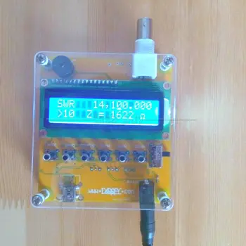MR100 Shortwave Antenna Analyzer Meter Tester 1-60M For Ham Radio DC 12V Q9 Head SARK100
MR100 Shortwave Antenna Analyzer Meter Tester 1-60M For Ham Radio DC 12V Q9 Head SARK100