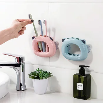 1 pc Cartoon Shape 3 Position Toothbrush Holder Wall Suction Hooks Toothbrush Commodity Shelf Bathroom Supporter Storage Rack
1 pc Cartoon Shape 3 Position Toothbrush Holder Wall Suction Hooks Toothbrush Commodity Shelf Bathroom Supporter Storage Rack