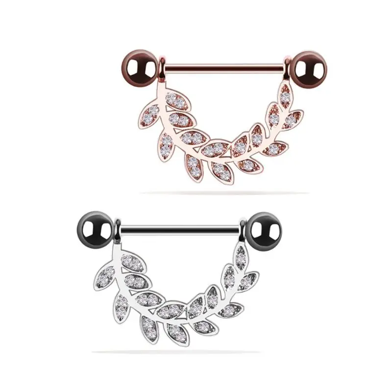1pc Women Nipple Piercing Breast Pendant Leaf Rhinestone Body Jewelry Decoration Sexy Supplies Fashion Party Fake W15
1pc Women Nipple Piercing Breast Pendant Leaf Rhinestone Body Jewelry Decoration Sexy Supplies Fashion Party Fake W15