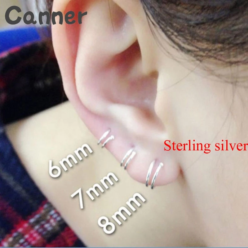 Sterling Silver Simple Small Hoop Earrings For Women Mini Ear Bone Hoop Earrings Buckle Round Circle Earrings Hoops Jewelry A40
Sterling Silver Simple Small Hoop Earrings For Women Mini Ear Bone Hoop Earrings Buckle Round Circle Earrings Hoops Jewelry A40