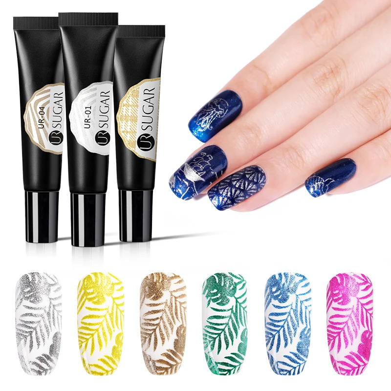 UR SUGAR 8ml Stamping Gel Polish Sparking Nail Gel Soak Off UV Nail Art Gel Colors for Stamp Template Stencil DIY Design
UR SUGAR 8ml Stamping Gel Polish Sparking Nail Gel Soak Off UV Nail Art Gel Colors for Stamp Template Stencil DIY Design