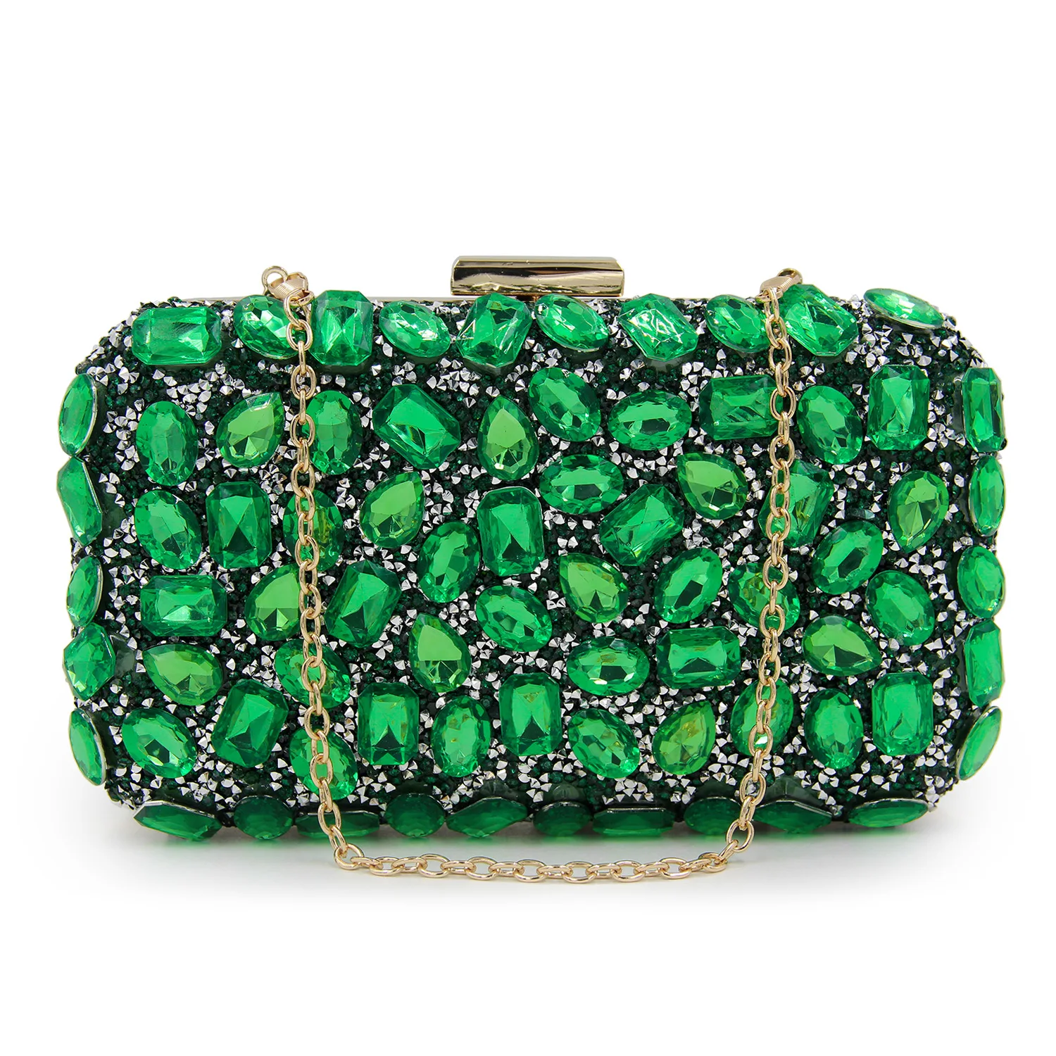 Luxury Gem Diamond Evening Cluthch Women One-sided Rhinestone Beaded Evening bag Lady Sling Hands Bags For Dinner Party
Luxury Gem Diamond Evening Cluthch Women One-sided Rhinestone Beaded Evening bag Lady Sling Hands Bags For Dinner Party