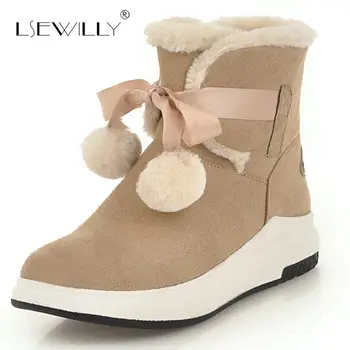 Lsewilly winter boots women fashion lace up snow boots new style 2018 women's shoes high quality plush warm ankle boots S928
Lsewilly winter boots women fashion lace up snow boots new style 2018 women's shoes high quality plush warm ankle boots S928