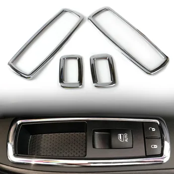 beler 4Pcs Chrome Interior Window Switch Trims Cover for Jeep Grand Cherokee Chrysler 300 2012 2013 2014 Dodge journey 2012-2014
beler 4Pcs Chrome Interior Window Switch Trims Cover for Jeep Grand Cherokee Chrysler 300 2012 2013 2014 Dodge journey 2012-2014