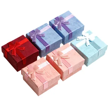 2018 Jewelry Case Paper Storage Box Ring Earring Holder Package Bowknot Decor A14_20
2018 Jewelry Case Paper Storage Box Ring Earring Holder Package Bowknot Decor A14_20