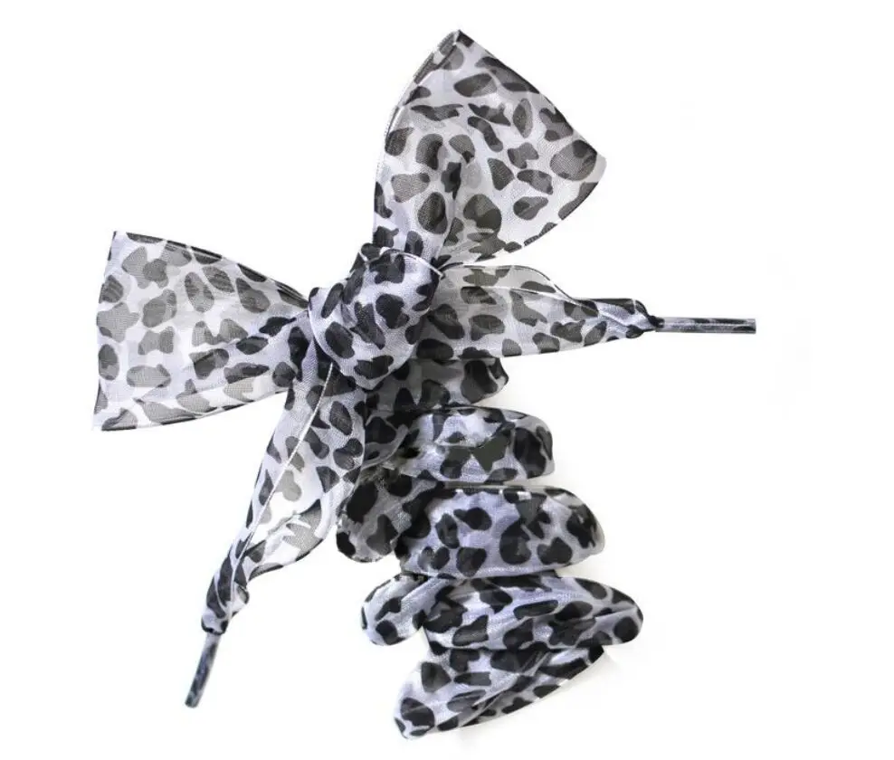 130CM SENTCHARM Fashion Leopard Print Ribbon Shoe Laces Strings with Unique Grip Design Functional Gift Off Shoes
130CM SENTCHARM Fashion Leopard Print Ribbon Shoe Laces Strings with Unique Grip Design Functional Gift Off Shoes