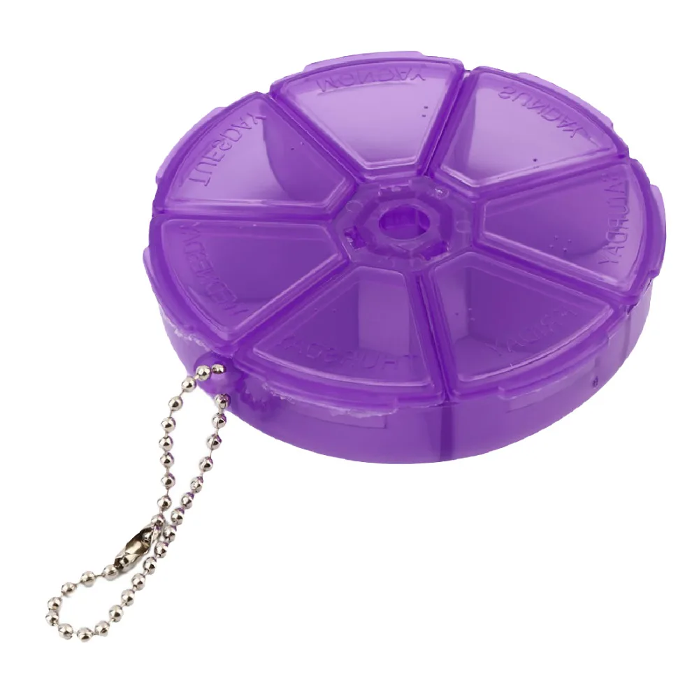 Hot Sale Kids Adults Round 7 Slot Health Pill Box Case Medicine Drug Organizer Portable Pill Case Organizer Medicine Container
Hot Sale Kids Adults Round 7 Slot Health Pill Box Case Medicine Drug Organizer Portable Pill Case Organizer Medicine Container
