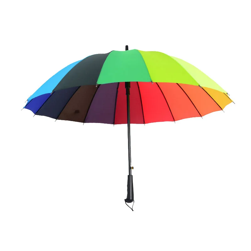 New Outdoor Large Rainbow Umbrella Rain Man Women Windproof Long Handle Umbrellas Waterproof Fashion Colorful rainbow Parasol
New Outdoor Large Rainbow Umbrella Rain Man Women Windproof Long Handle Umbrellas Waterproof Fashion Colorful rainbow Parasol