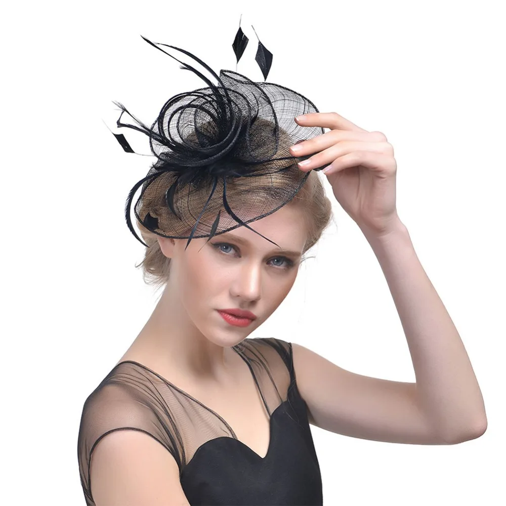 Women Vintage Bridal Fascinators Kentucky Derby Wedding Church Tea Party Hair Clip Headband Hat
Women Vintage Bridal Fascinators Kentucky Derby Wedding Church Tea Party Hair Clip Headband Hat