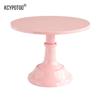 KCYPOTGO pink Metal Cake Dessert Stand, Birthday Party Wedding Event cake display tray ( 8" and 9" Diameter flat-faced )
KCYPOTGO pink Metal Cake Dessert Stand, Birthday Party Wedding Event cake display tray ( 8" and 9" Diameter flat-faced )