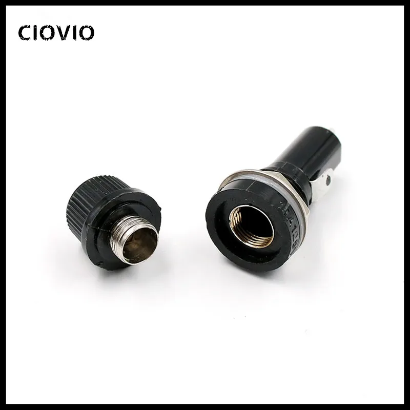 5pcslot 520mm 6 30mm glass fuse holders 5x20 6x30 insurance tube socket fuse holder for insurance
