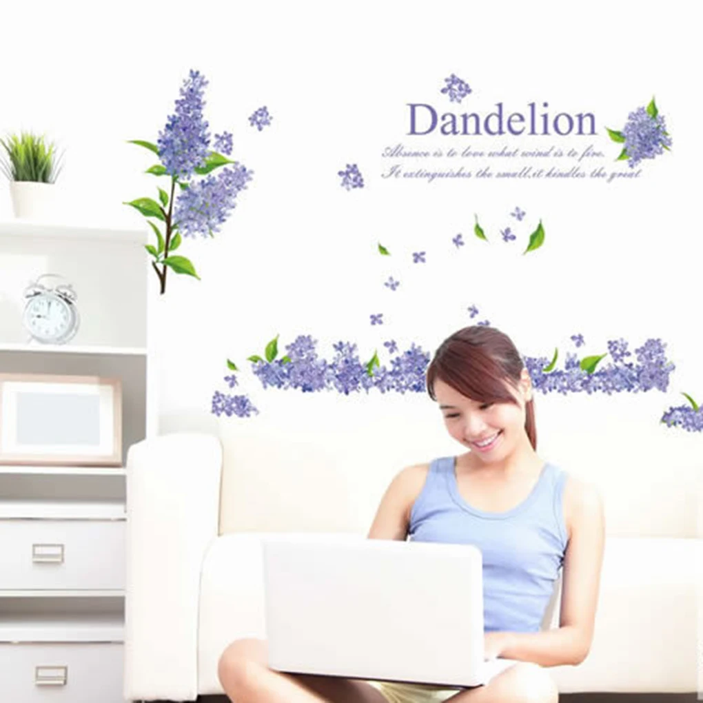 2019 New Dandelion Butterfly Adhesive Wall Sticker DIY Lavender Bedroom Decorative Decals PVC Office Wallpaper
2019 New Dandelion Butterfly Adhesive Wall Sticker DIY Lavender Bedroom Decorative Decals PVC Office Wallpaper