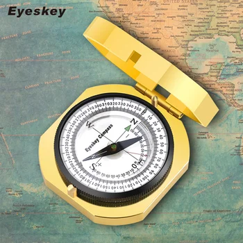 Eyeskey Navigation Metal Golden Compass Handheld Lightweight Hunting Camping Geological Pocket Compass Free Shipping
Eyeskey Navigation Metal Golden Compass Handheld Lightweight Hunting Camping Geological Pocket Compass Free Shipping