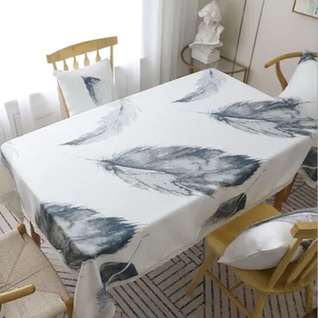 INS Style 100% Polyester Feather Printed Lace Washable Rectangle Tablecloths Indoor Outdoor Picnic Table Covers for Dining table
INS Style 100% Polyester Feather Printed Lace Washable Rectangle Tablecloths Indoor Outdoor Picnic Table Covers for Dining table