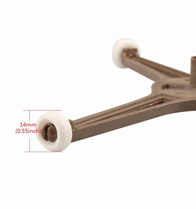 Description Picture 3 of item90mm Radius three Tripods 14/16/18/20 mm Wheel Runner/Turn Bracket Microwave Oven Parts
