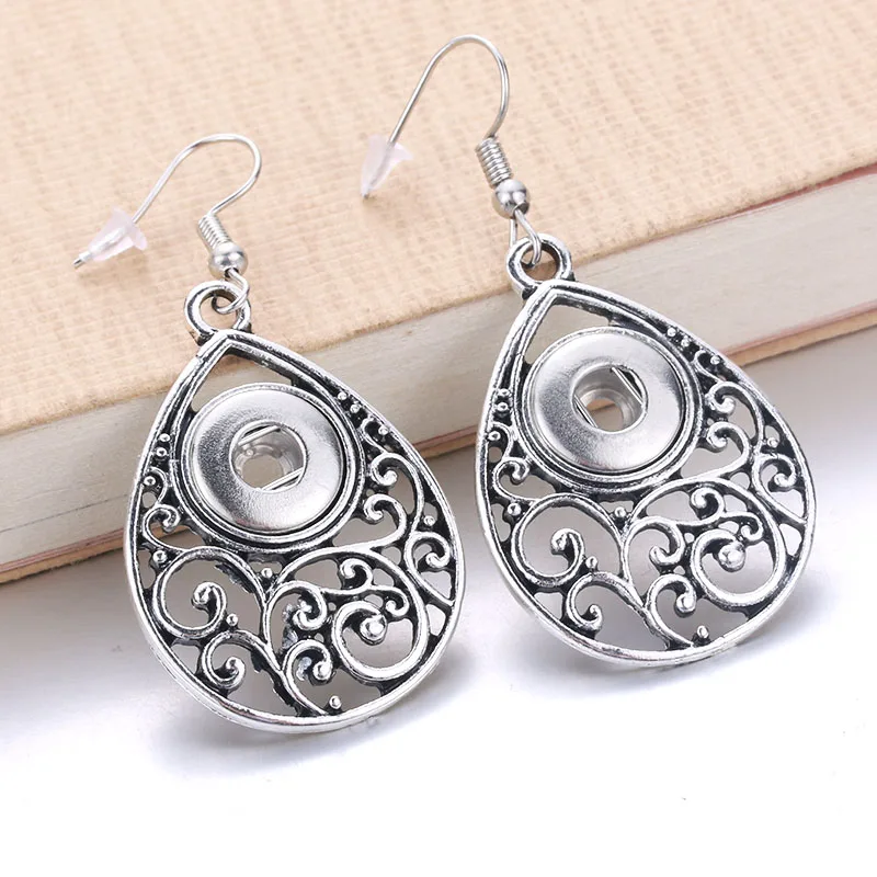 Hot Sale Silver Earrings Metal Snap Drop Earrings Snaps Button Earrings Fit 12mm Snaps Jewelry For Women 4763
Hot Sale Silver Earrings Metal Snap Drop Earrings Snaps Button Earrings Fit 12mm Snaps Jewelry For Women 4763