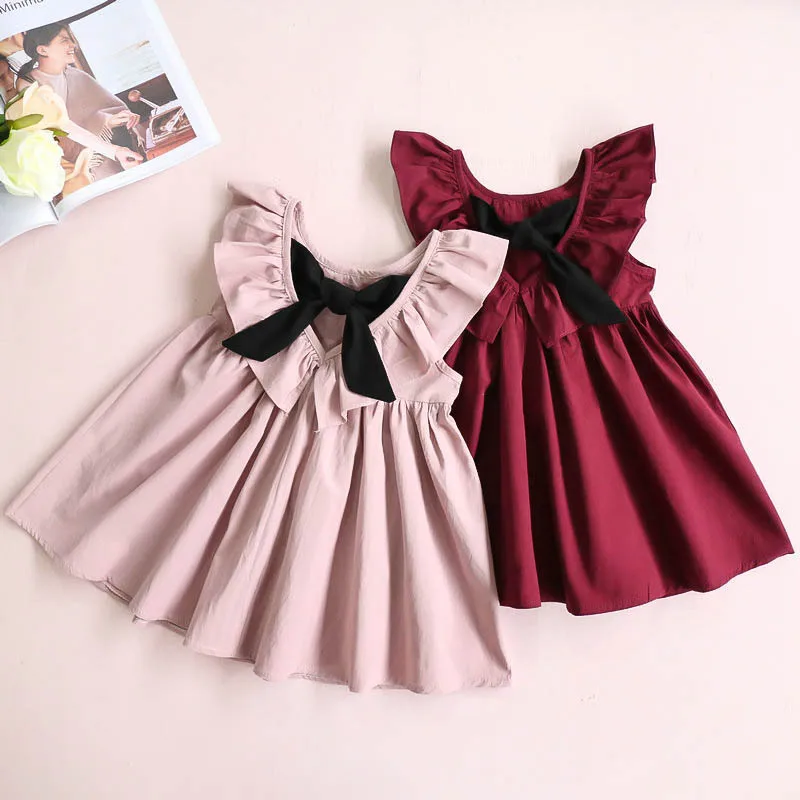 2019 Fashion Baby Girl Summer Dress bow pleated halter Pink Red dress for girls vestidos
2019 Fashion Baby Girl Summer Dress bow pleated halter Pink Red dress for girls vestidos