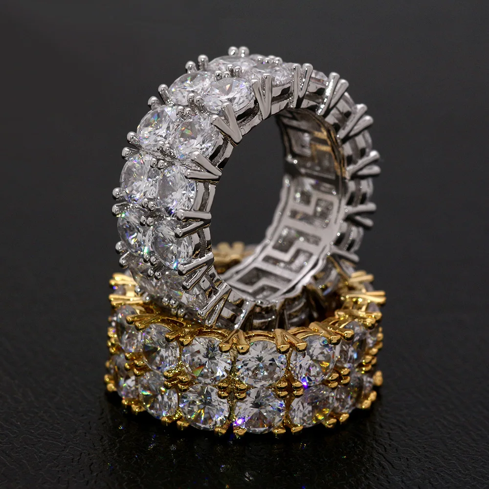 Bling Big Zircon Stone Gold Silver Color Hip Hop RIngs for Women Man Fashion Wedding Engagement Jewelry Best Gift 2019
Bling Big Zircon Stone Gold Silver Color Hip Hop RIngs for Women Man Fashion Wedding Engagement Jewelry Best Gift 2019