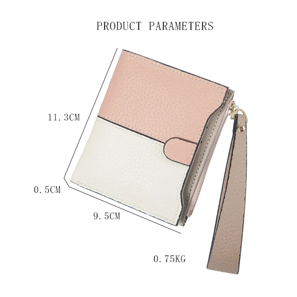 New Style Women Zipper Short Wallet PU Leather Protector Cards Money Coin Holder Wallet Purse
New Style Women Zipper Short Wallet PU Leather Protector Cards Money Coin Holder Wallet Purse