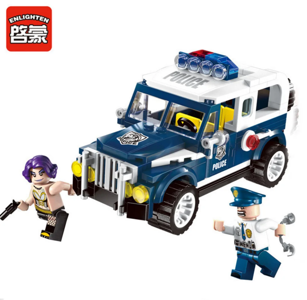 Enlighten Bricks Police Series Hunt Escapee Building Block Sets DIY Assembly Bricks Educational Models Toys For Kids Children
Enlighten Bricks Police Series Hunt Escapee Building Block Sets DIY Assembly Bricks Educational Models Toys For Kids Children