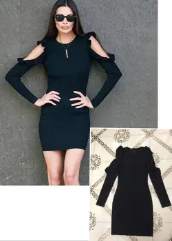 High Quality Black Long Sleeve Off The Shoulder Rayon Bandage Dress Party Bodycon Dress
High Quality Black Long Sleeve Off The Shoulder Rayon Bandage Dress Party Bodycon Dress