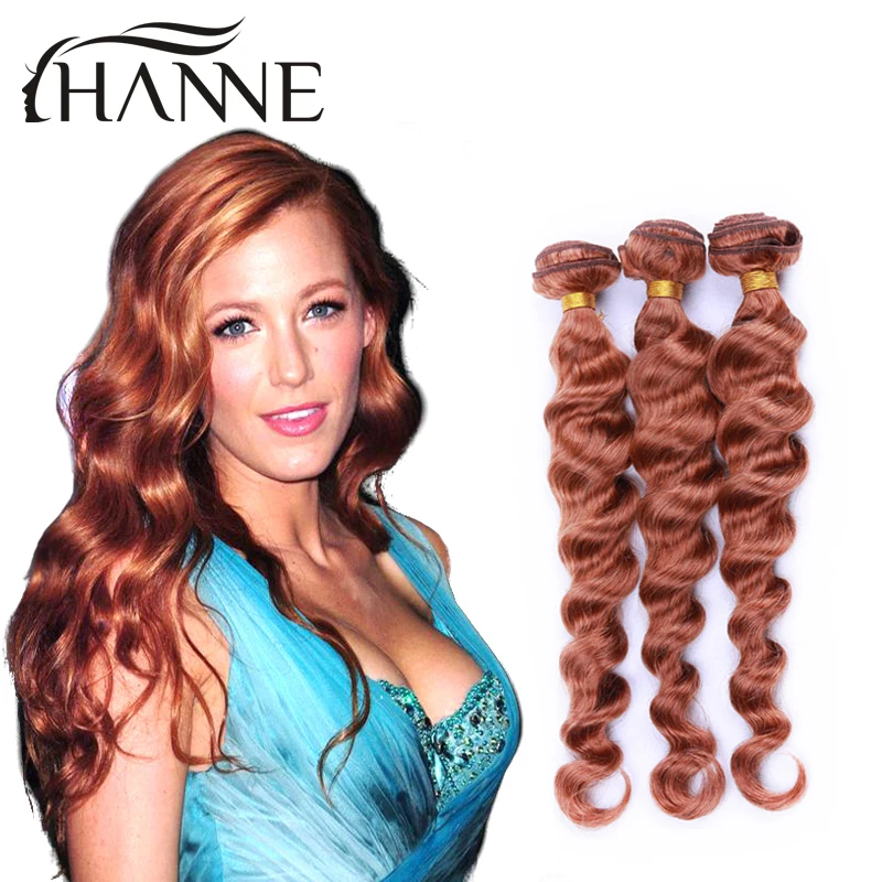 Brazilian remy hair loose wave 4 bundles colored #30 ombre human hair extensions remy human hair weave HANNE colorful hair Brazilian remy hair loose wave 4 bundles colored #30 ombre human hair extensions remy human hair weave HANNE colorful hair<br><br>Aliexpress